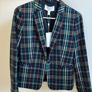 Hugo Boss Jiles Plaid Blazer New with Tags